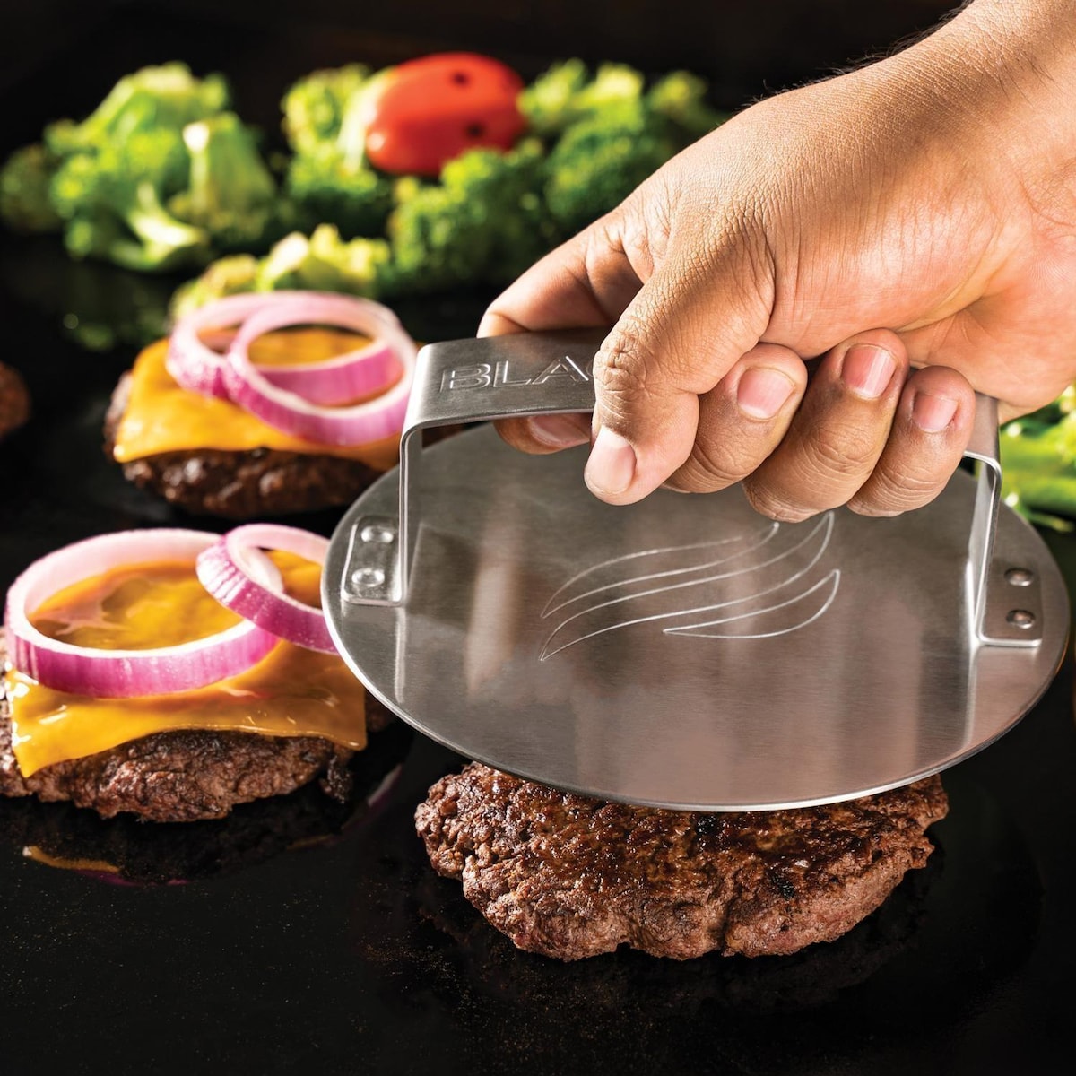 Blackstone Select 28 Inch Griddle W/ Cabinet, Hamburger & Cleaning Kit (6009 + Accessories)