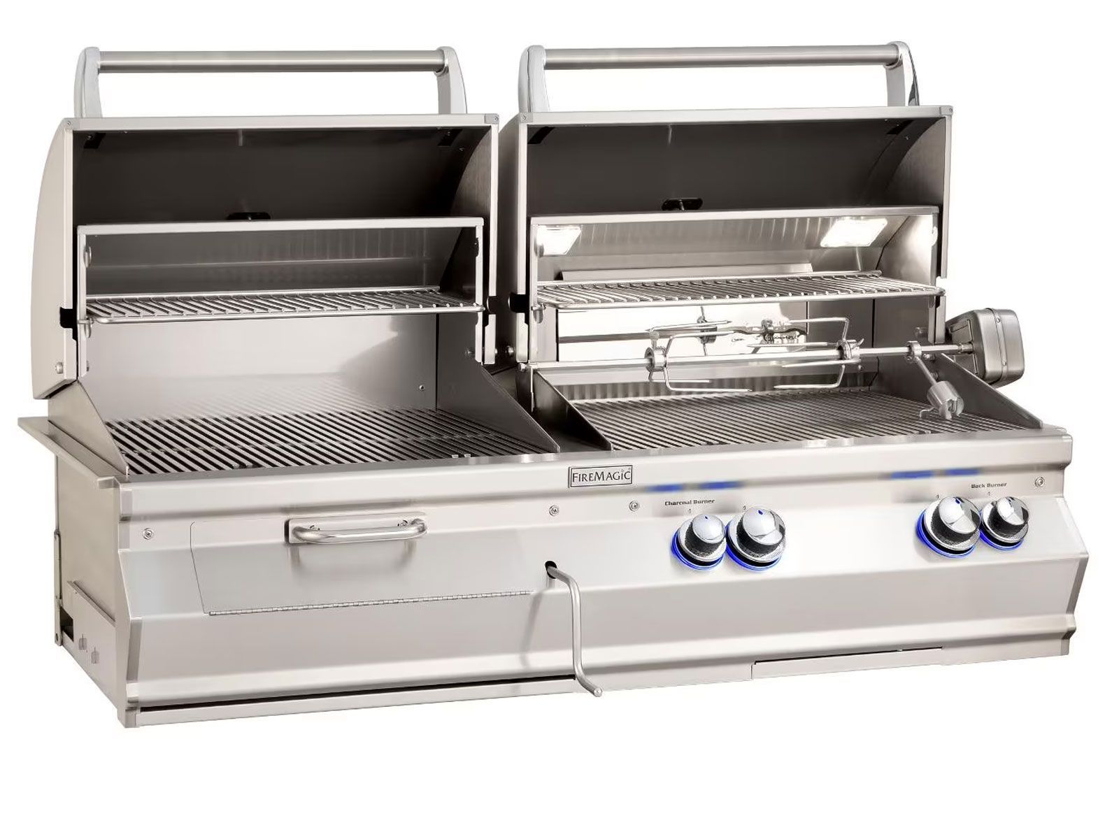 Fire Magic Aurora A830i 46-inch Gas and Charcoal Combo Grill