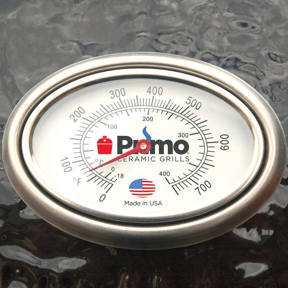 Primo Oval Junior 200 Ceramic Kamado Grill with Steel Cart