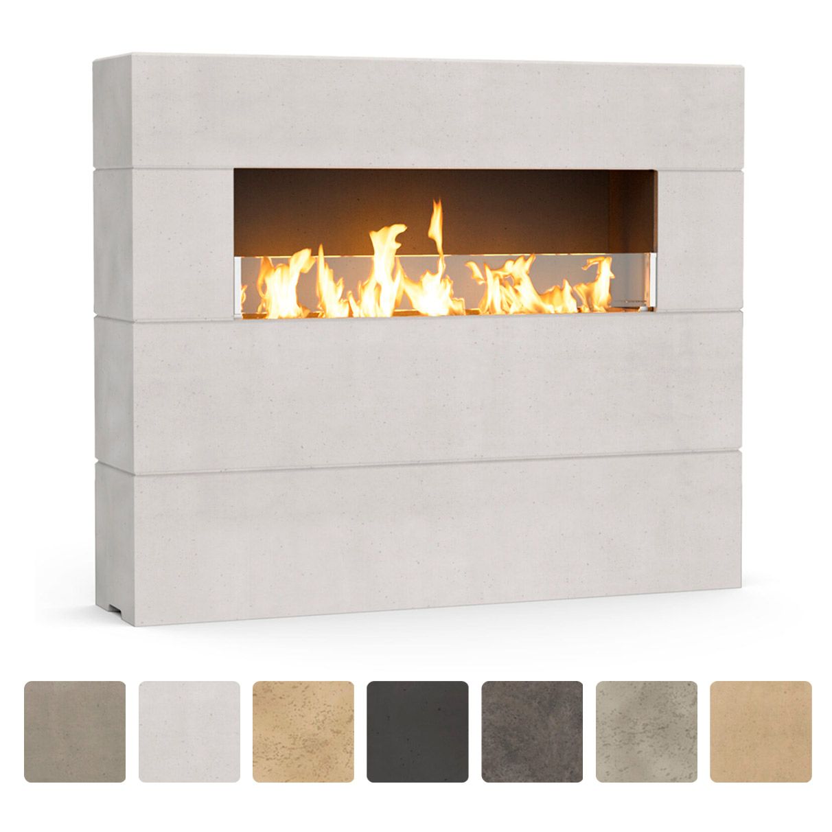 American Fyre Milan Tall Linear Outdoor Gas Fireplace