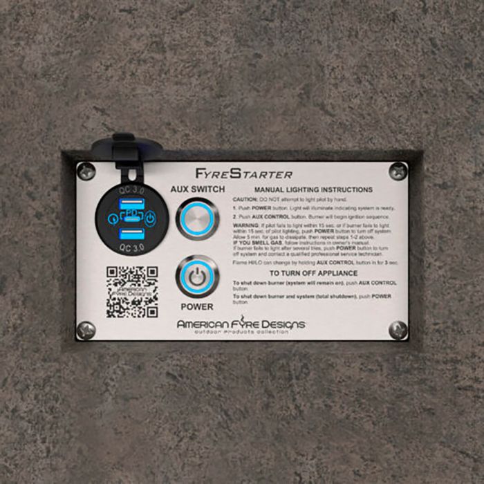 American Fyre Designs Legend Chat Firetable
