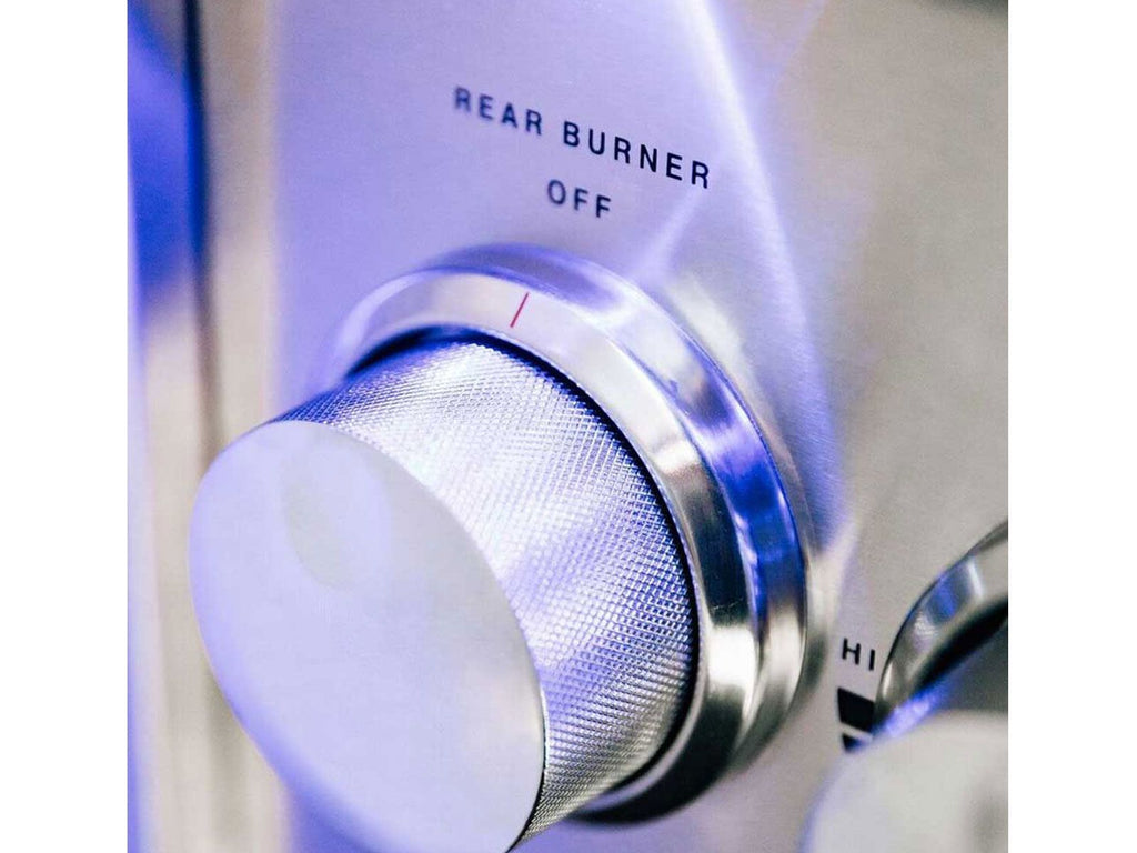 Parrilla de gas Alturi de 36 pulgadas y 3 quemadores, fabricada en Estados Unidos, con quemador trasero infrarrojo y kit de asador. 