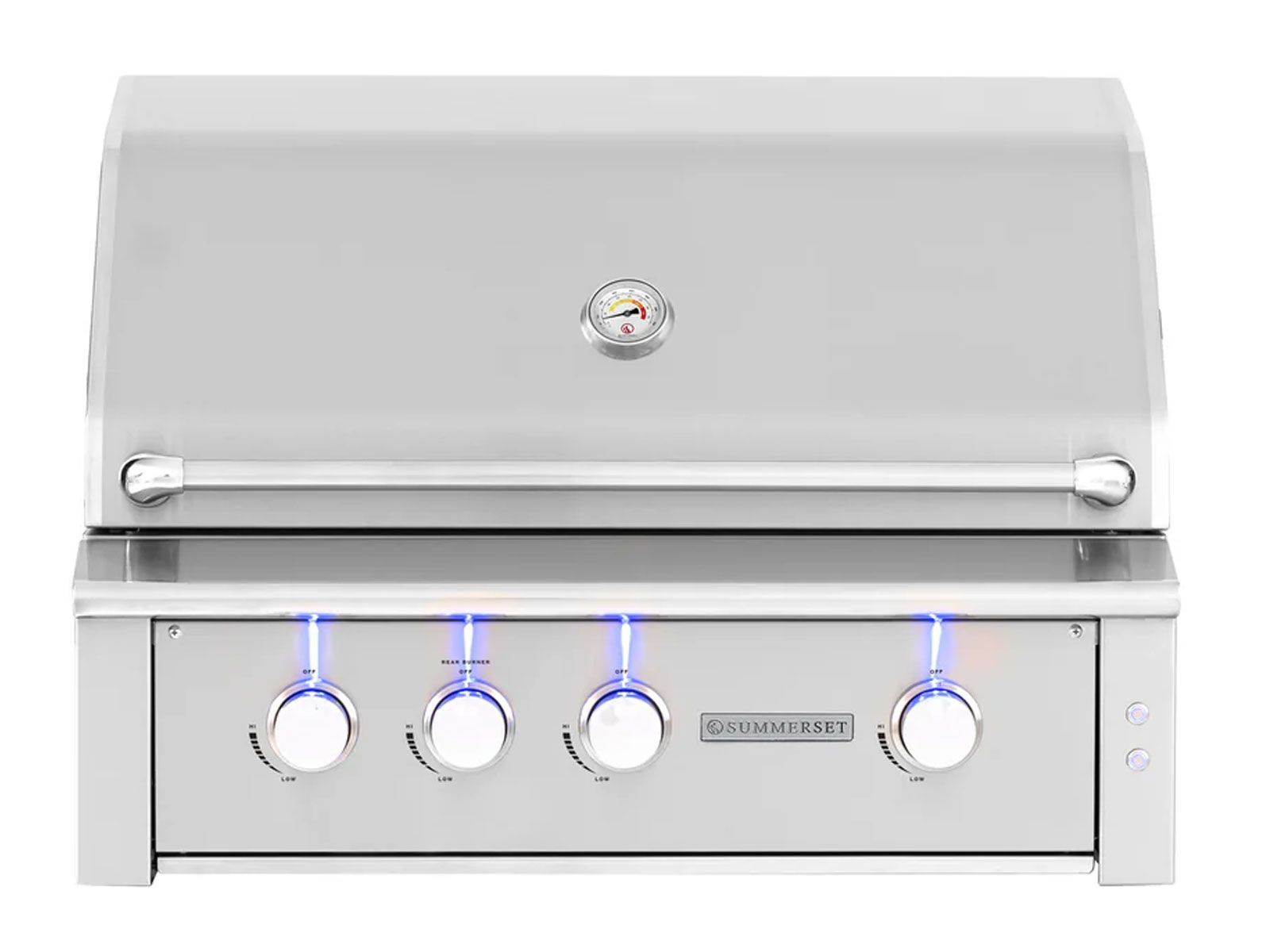 Parrilla de gas Alturi de 36 pulgadas y 3 quemadores, fabricada en Estados Unidos, con quemador trasero infrarrojo y kit de asador. 