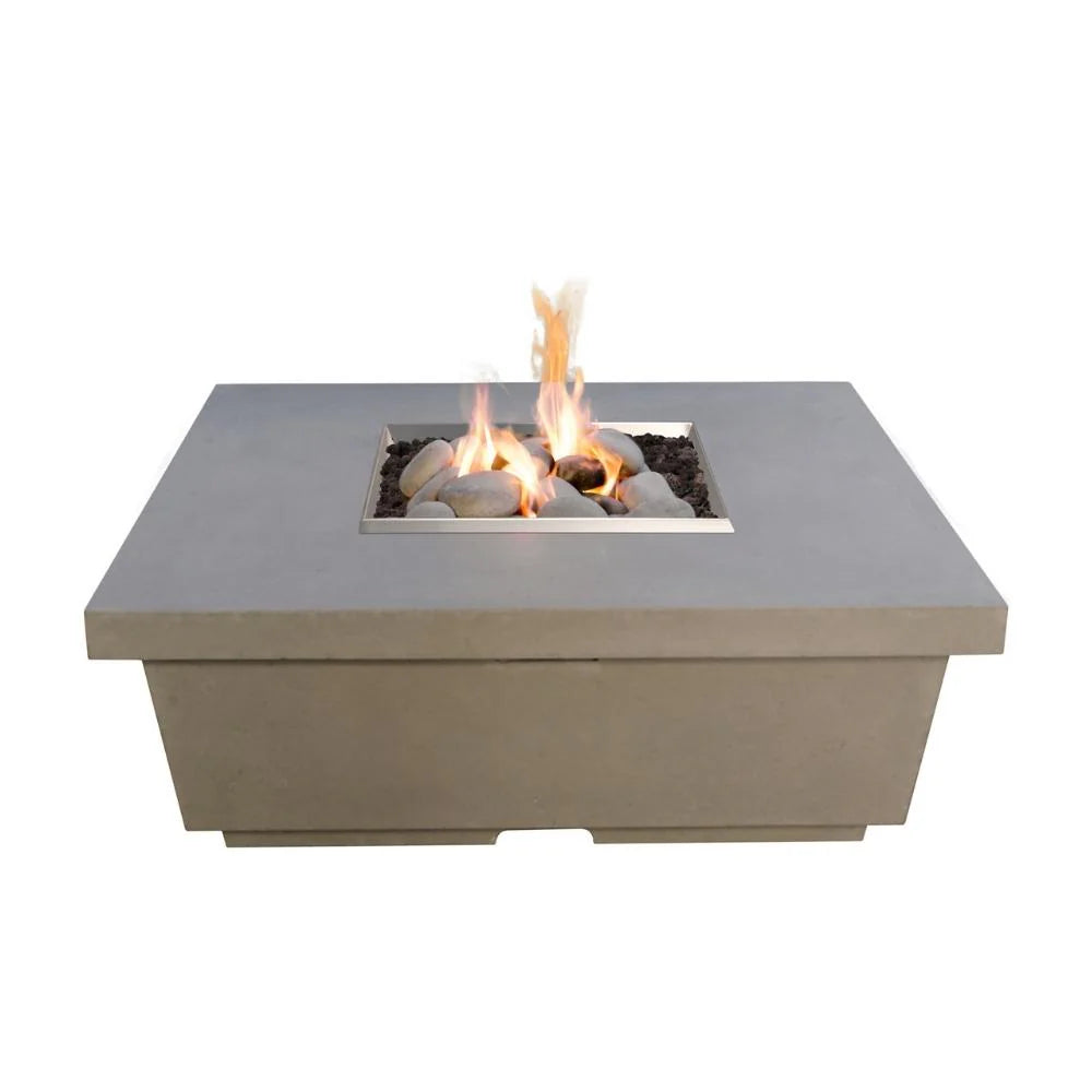 American Fyre Designs Reclaimed Wood Chat Height Firetable