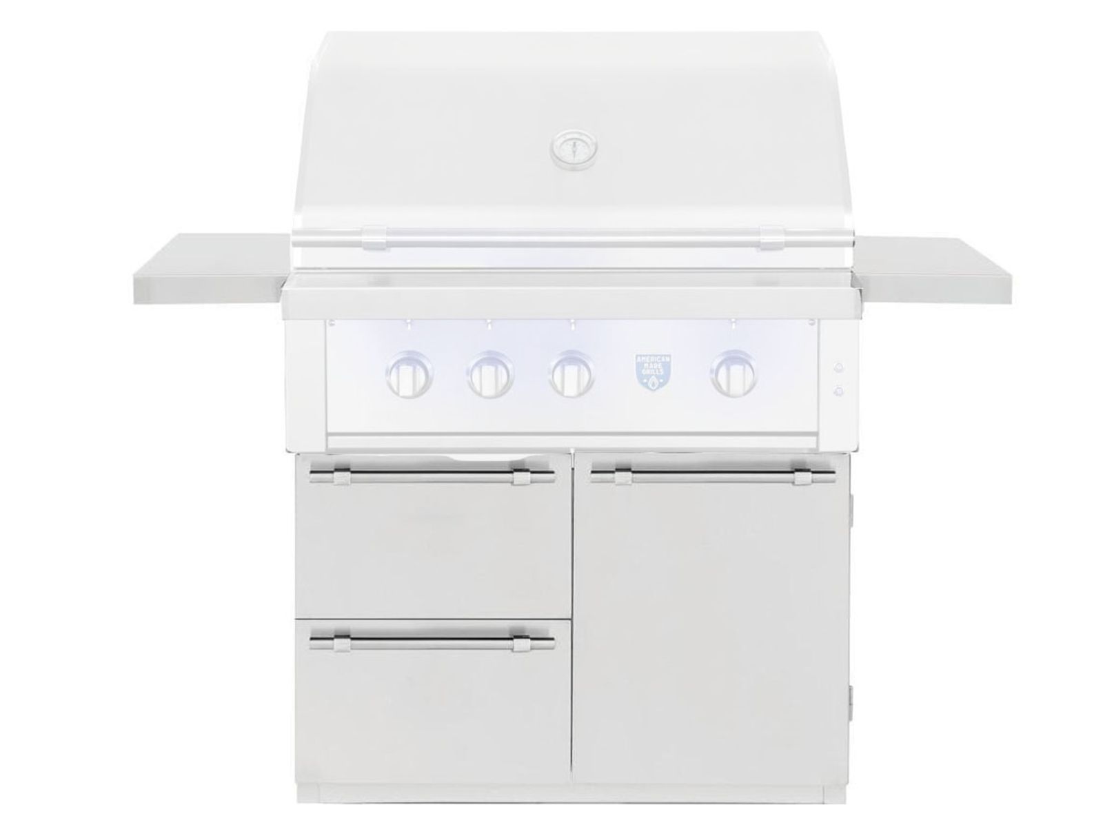 Carrito para parrilla de acero inoxidable de 36 pulgadas de American Made Grills Estate 