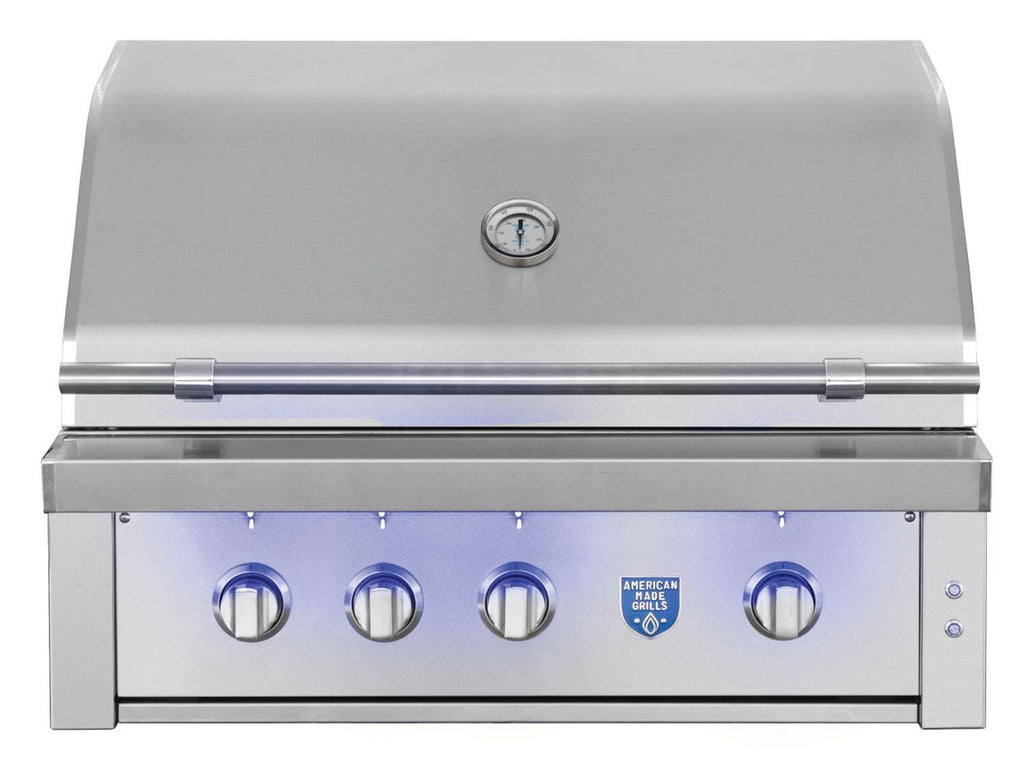 Parrilla de gas Estate Freedom de 36 pulgadas y 3 quemadores con quemador infrarrojo trasero de American Made Grills 
