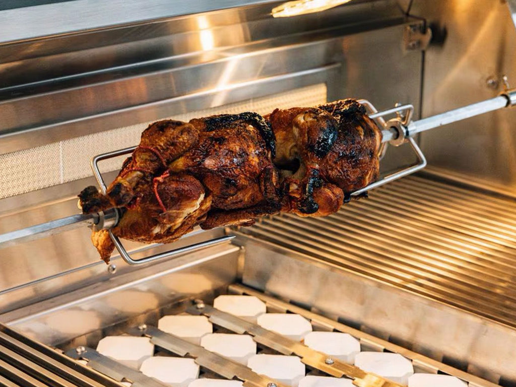 American Made Grills Estate 42-Inch 3 Burner Built-in Gas Grill With Rear Infrared Burner & Rotisserie Kit