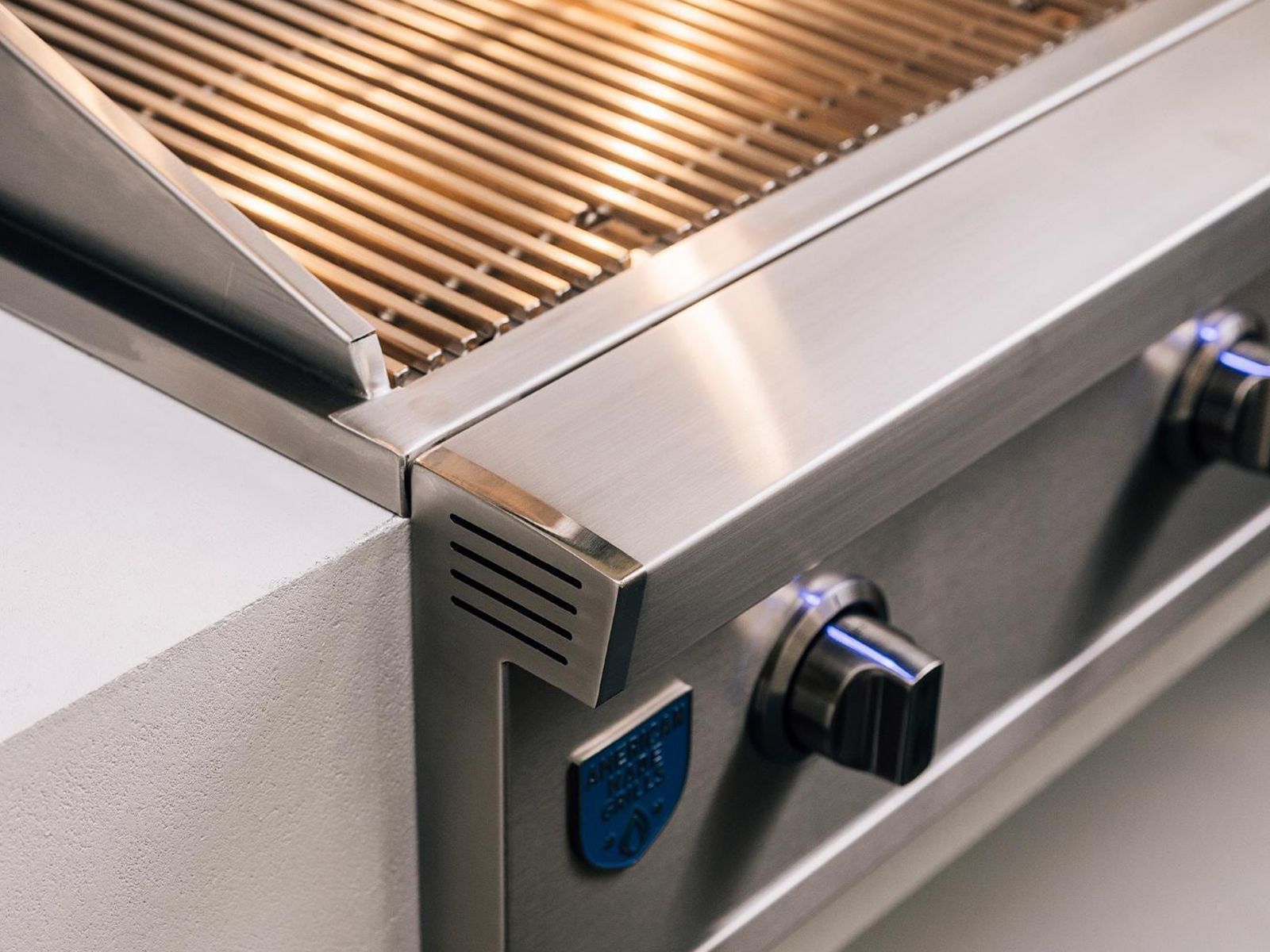 Parrilla de gas Atlas de 36 pulgadas y 3 quemadores de American Made Grills 