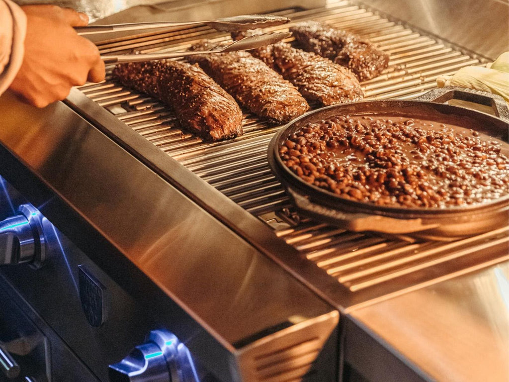 Parrilla de gas Estate Freedom de 30 pulgadas y 2 quemadores con quemador infrarrojo trasero de American Made Grills 