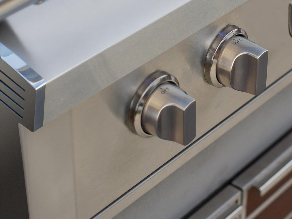 Parrilla de gas Estate Freedom de 30 pulgadas y 2 quemadores con quemador infrarrojo trasero de American Made Grills 