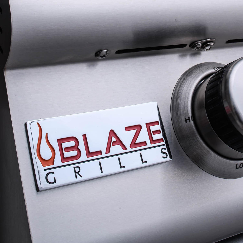 Blaze LTE+ Marine Grade 32-Inch 4-Burner Built-In Gas Grill w/ Rear Infrared Burner and Grill Lights (BLZ-4LTE3MG)