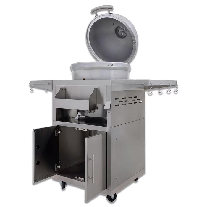 Blaze 20-Inch Cast Aluminum Freestanding Kamado Grill (BLZ-20-KAMADO)