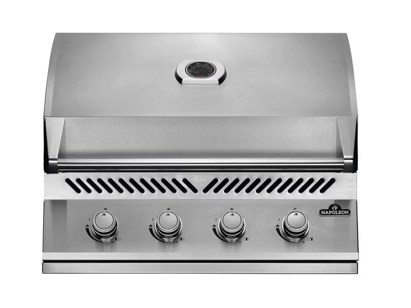 Challenger Designs 7 3/4-Ft Outdoor Kitchen Island with 32-Inch Napoleon Gas Grill, 24-Inch Refrigerator and Sink