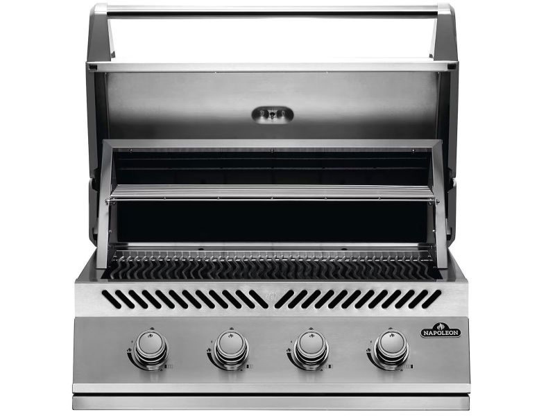 Challenger Designs 7 3/4-Ft Outdoor Kitchen Island with 32-Inch Napoleon Gas Grill, 24-Inch Refrigerator and Sink