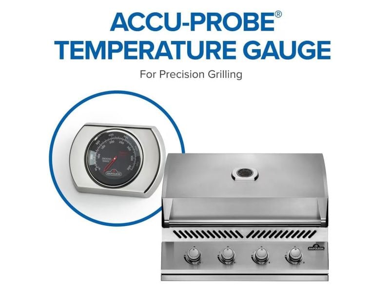 Challenger Designs 7 3/4-Ft Outdoor Kitchen Island with 32-Inch Napoleon Gas Grill, 24-Inch Refrigerator and Sink