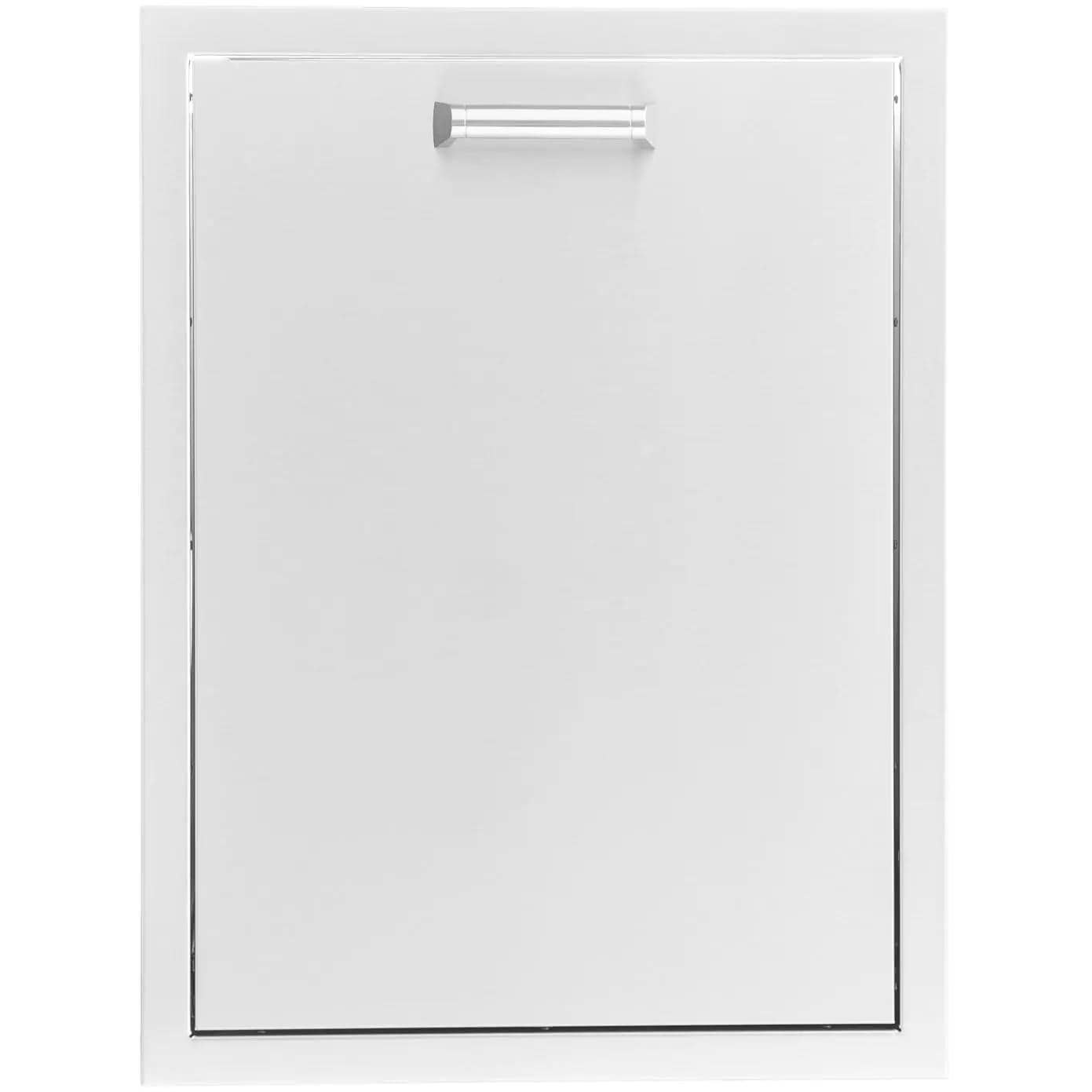 20-inch Contempo/Traditional Stainless Steel Roll-Out Double Trash & Recycling Bin - BBQ-TREC-DRW