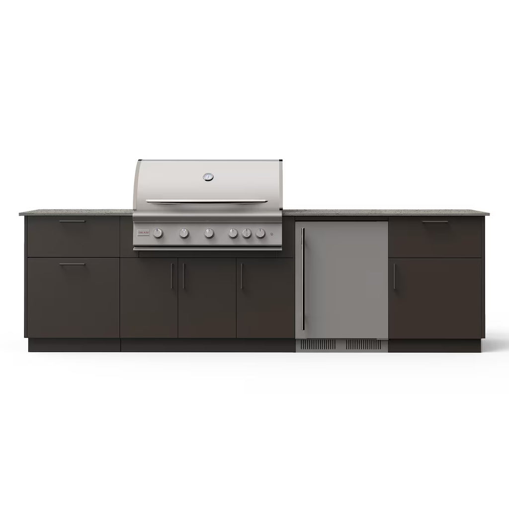 Blaze Morning Glow 10-Ft Outdoor Kitchen Island w/ 40-Inch