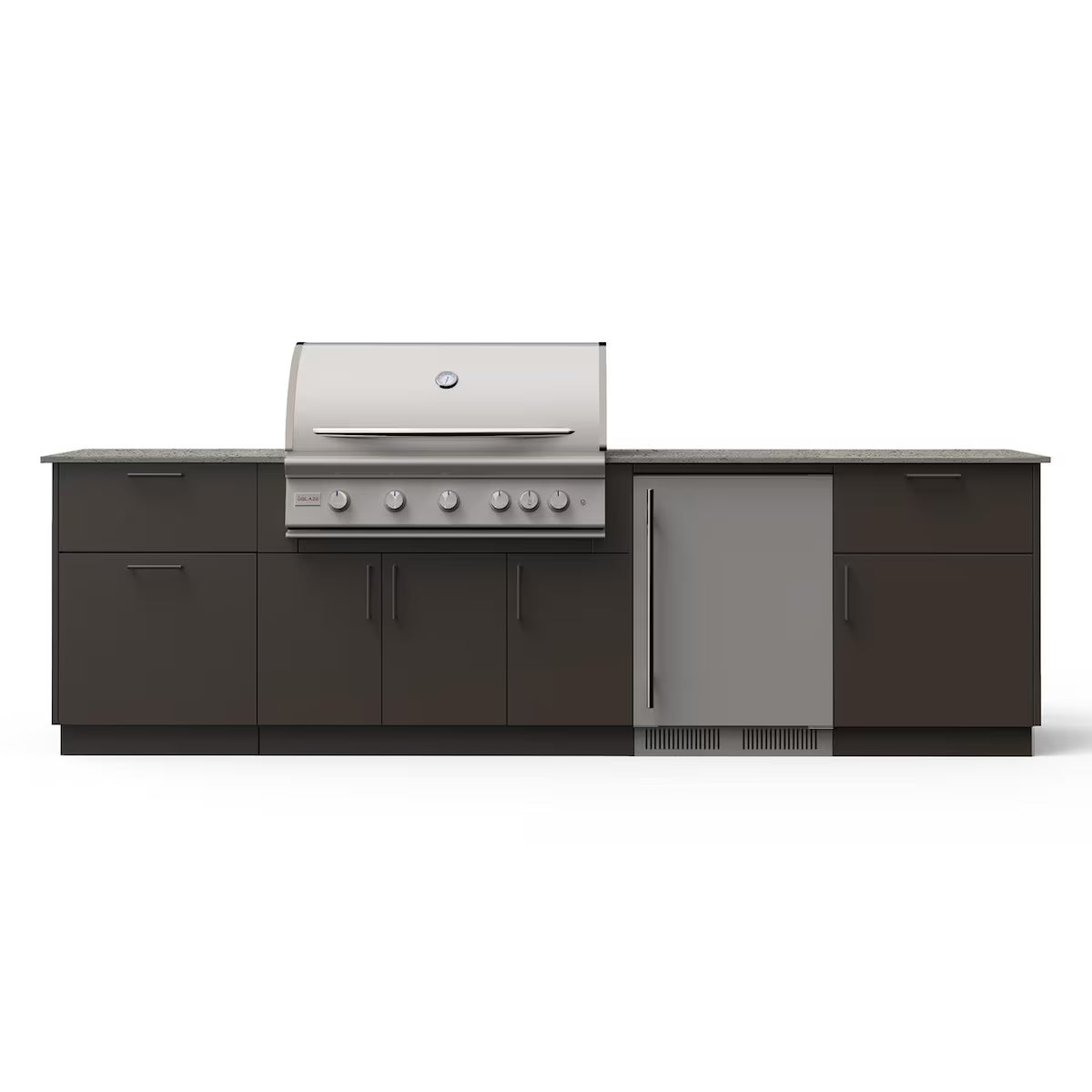 Blaze Morning Glow 10-Ft Outdoor Kitchen Island w/ 40-Inch