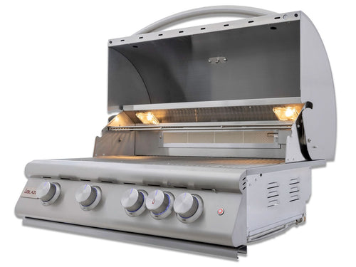 Blaze LTE+ 32-Inch 4-Burner Built-In Gas Grill w/ Lift-Assist Hood & Rear Infrared Burner