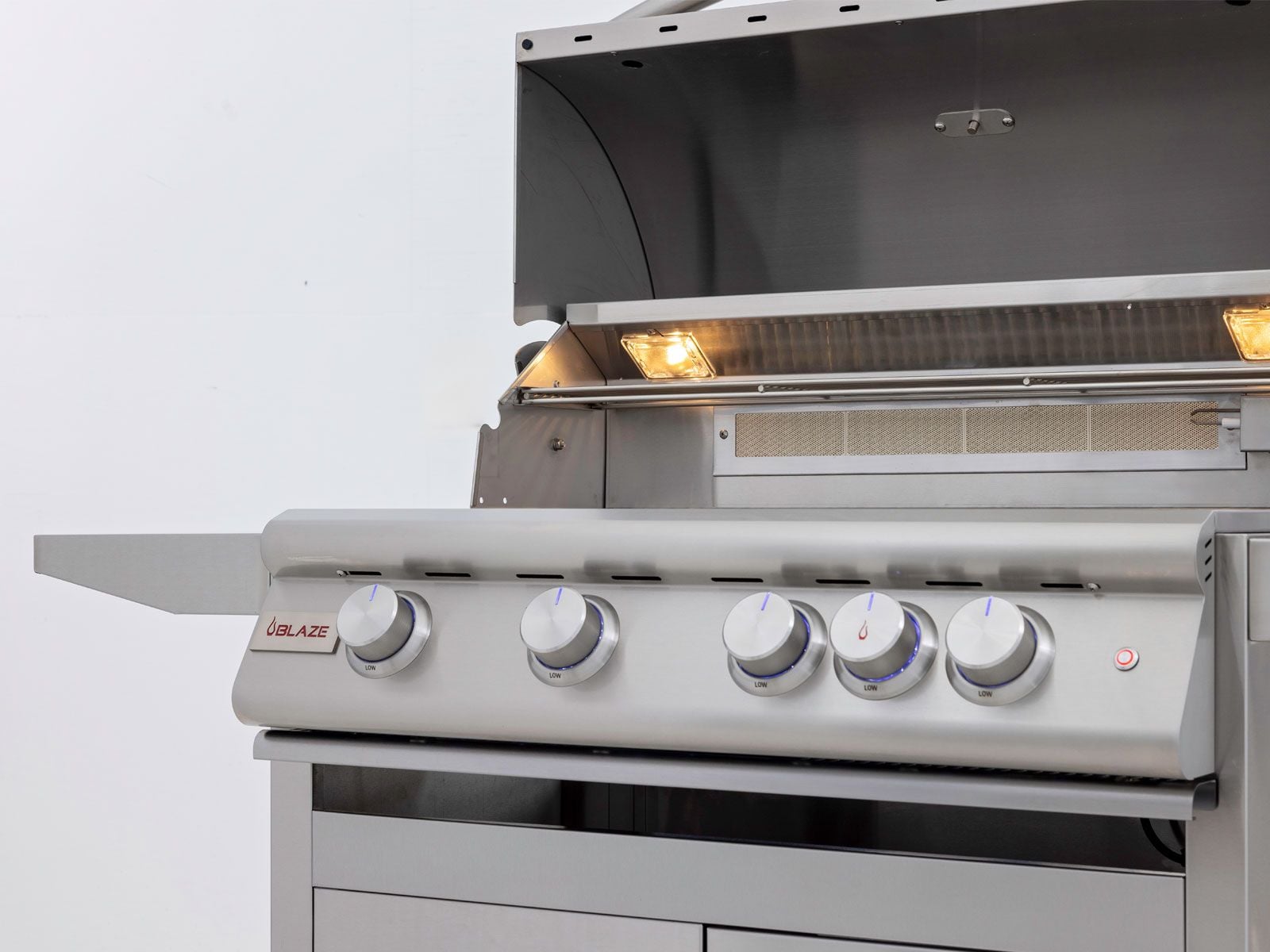 Blaze LTE+ 32-Inch 4-Burner Freestanding Gas Grill with Lift-Assist Hood and Rear Infrared Burner