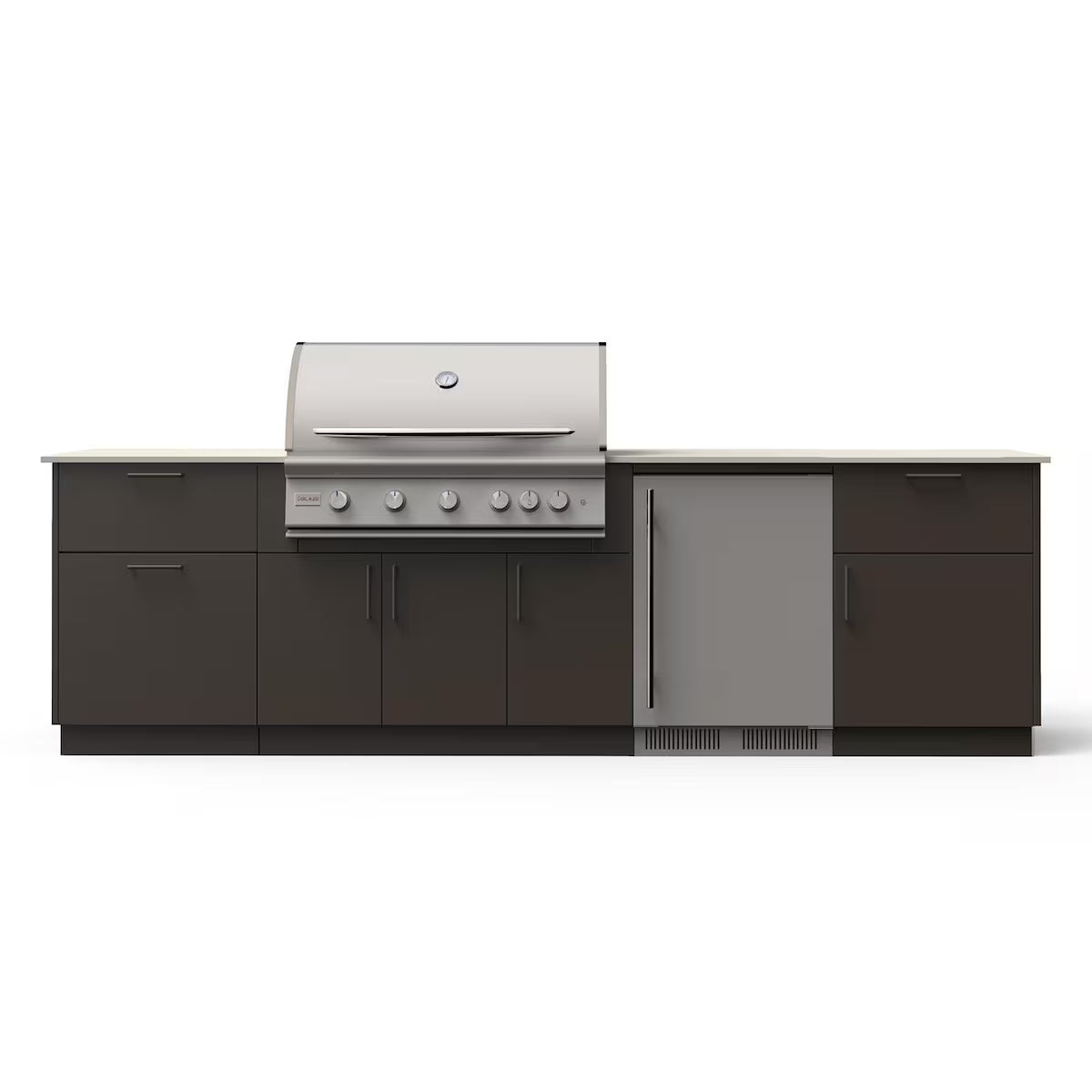 Blaze Morning Glow 10-Ft Outdoor Kitchen Island w/ 40-Inch