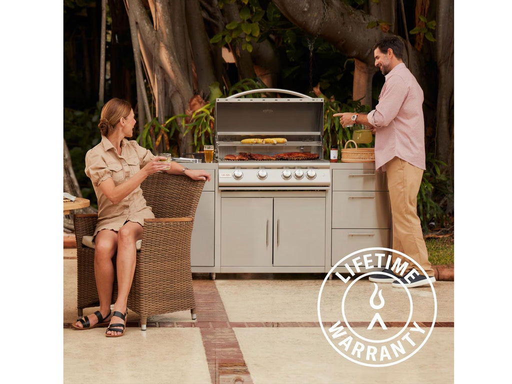Blaze LTE+ 32-Inch 4-Burner Freestanding Gas Grill with Lift-Assist Hood and Rear Infrared Burner