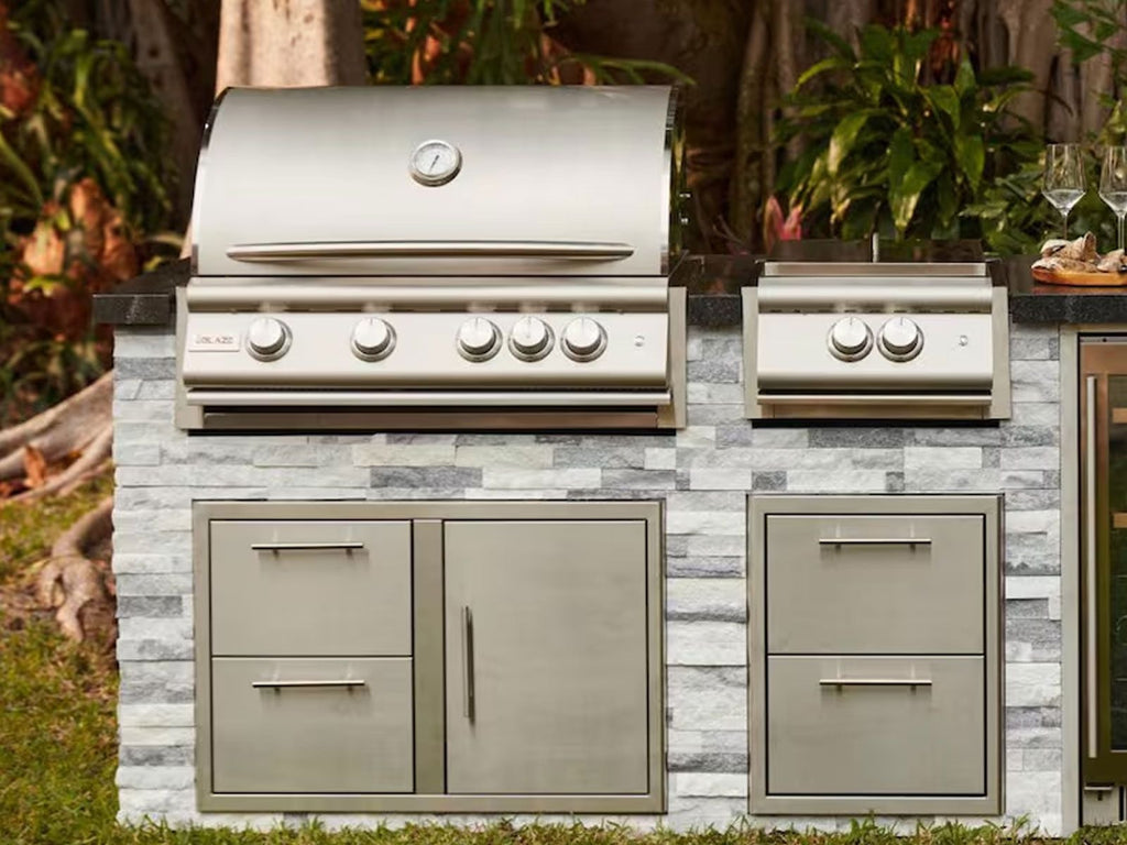 Blaze LTE+ 32-Inch 4-Burner Built-In Gas Grill w/ Lift-Assist Hood & Rear Infrared Burner