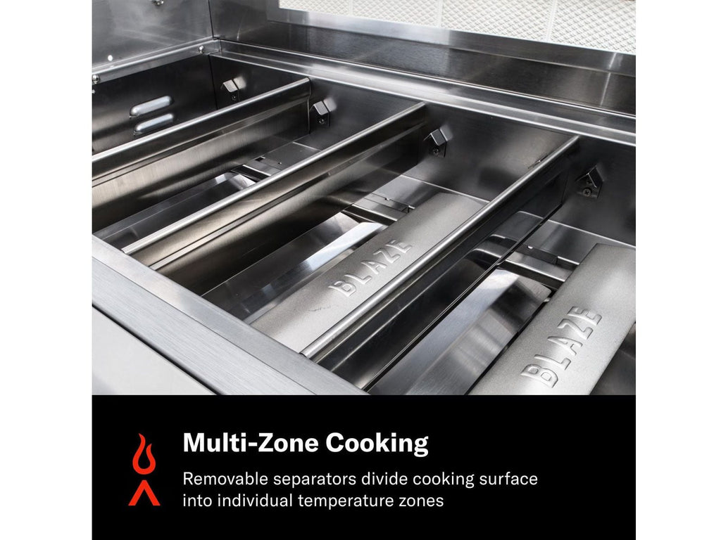 Blaze LTE+ 32-Inch 4-Burner Freestanding Gas Grill with Lift-Assist Hood and Rear Infrared Burner