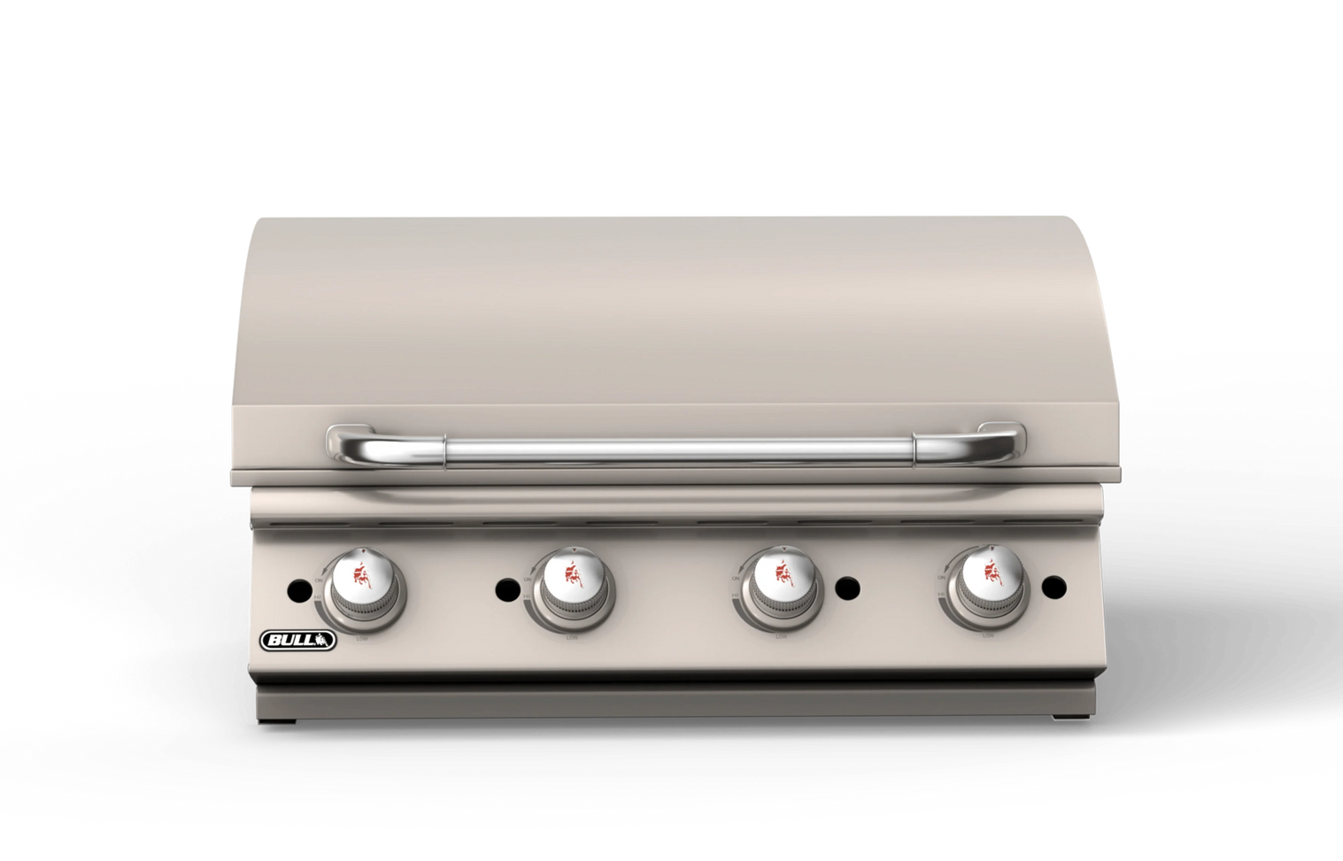 Bull Grills 30-Inch Stockman Commercial Style Stainless Steel 4-Burner Built-In Gas Griddle (92008/9)