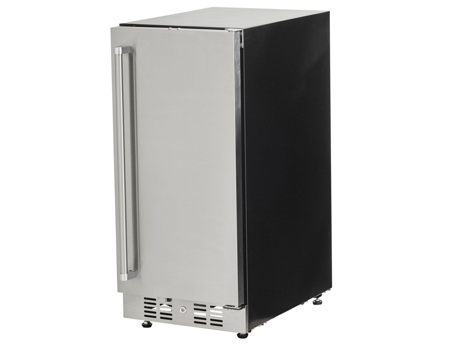 Haven 6-ft outdoor kitchen island with c-series 30-inch 3-burner built-in gas grill, refrigerator & double access doors