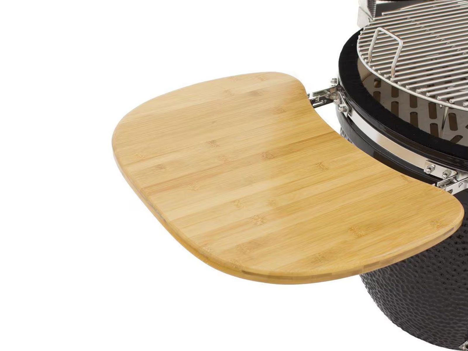 Ahumador de cerámica Coyote Asado en carrito con estantes laterales 