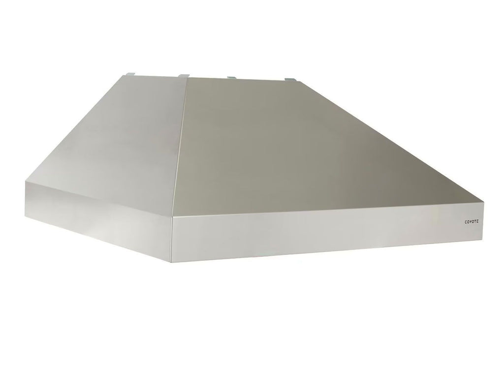 Campana extractora exterior de acero inoxidable Coyote de 36 pulgadas con motor soplador interno de 1200 cfm 