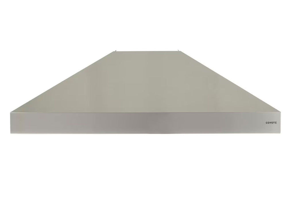Campana extractora exterior de acero inoxidable Coyote de 48 pulgadas con motor soplador interno de 1200 cfm 