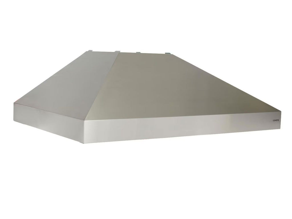 Campana extractora exterior de acero inoxidable Coyote de 48 pulgadas con motor soplador interno de 1200 cfm 