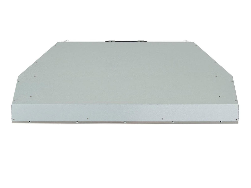 coyote 36-inch stainless steel outdoor hood insert with internal 1200 cfm blower motor
