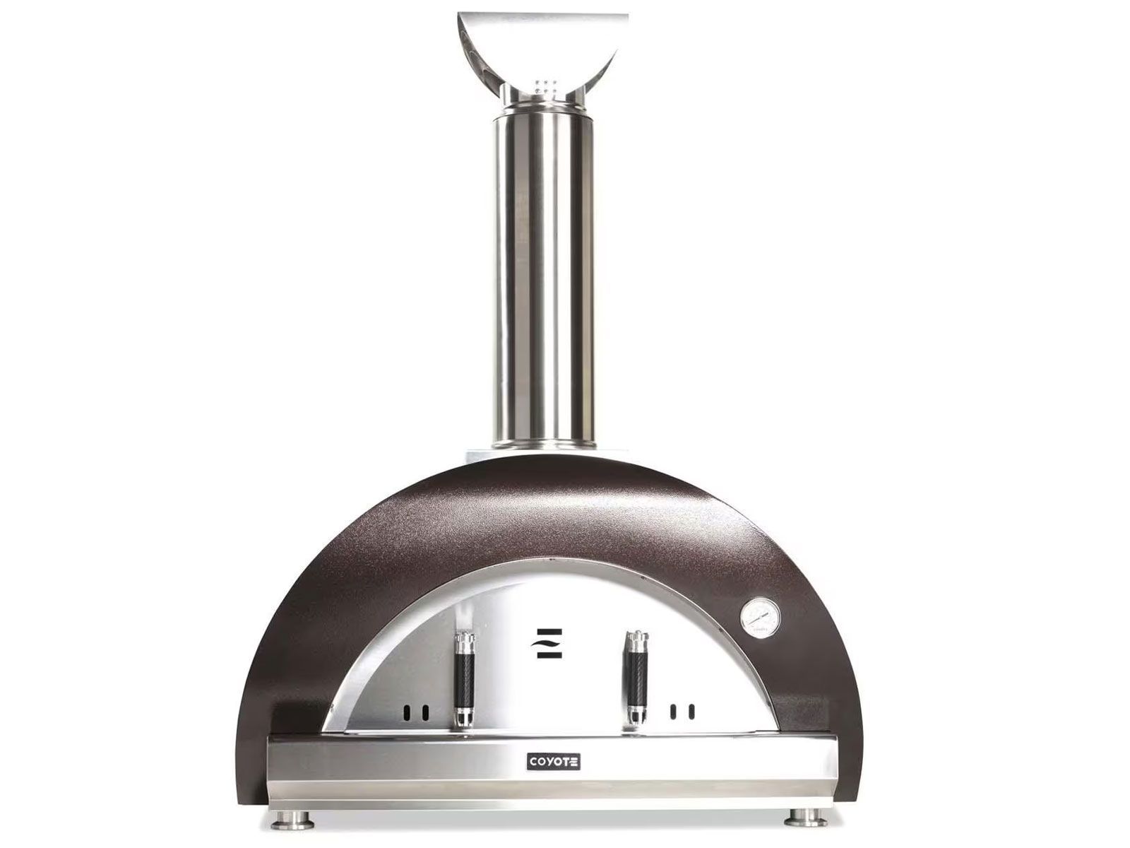 coyote 40-inch duomo wood-fired pizza oven - copper