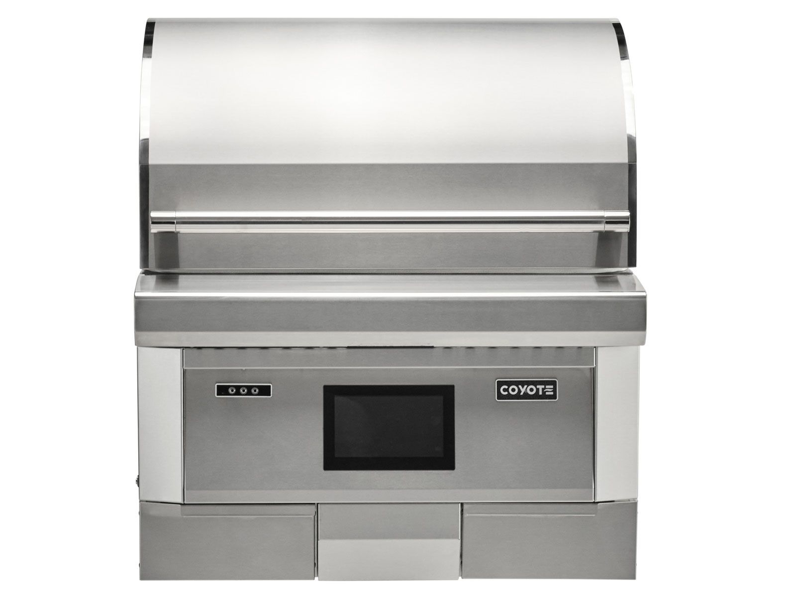 Parrilla de pellets empotrada de última generación Coyote de 28 pulgadas 