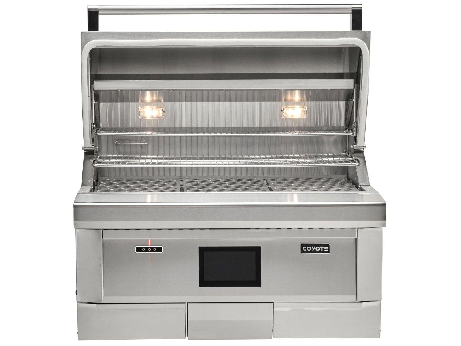 Parrilla de pellets empotrada de última generación Coyote de 36 pulgadas 