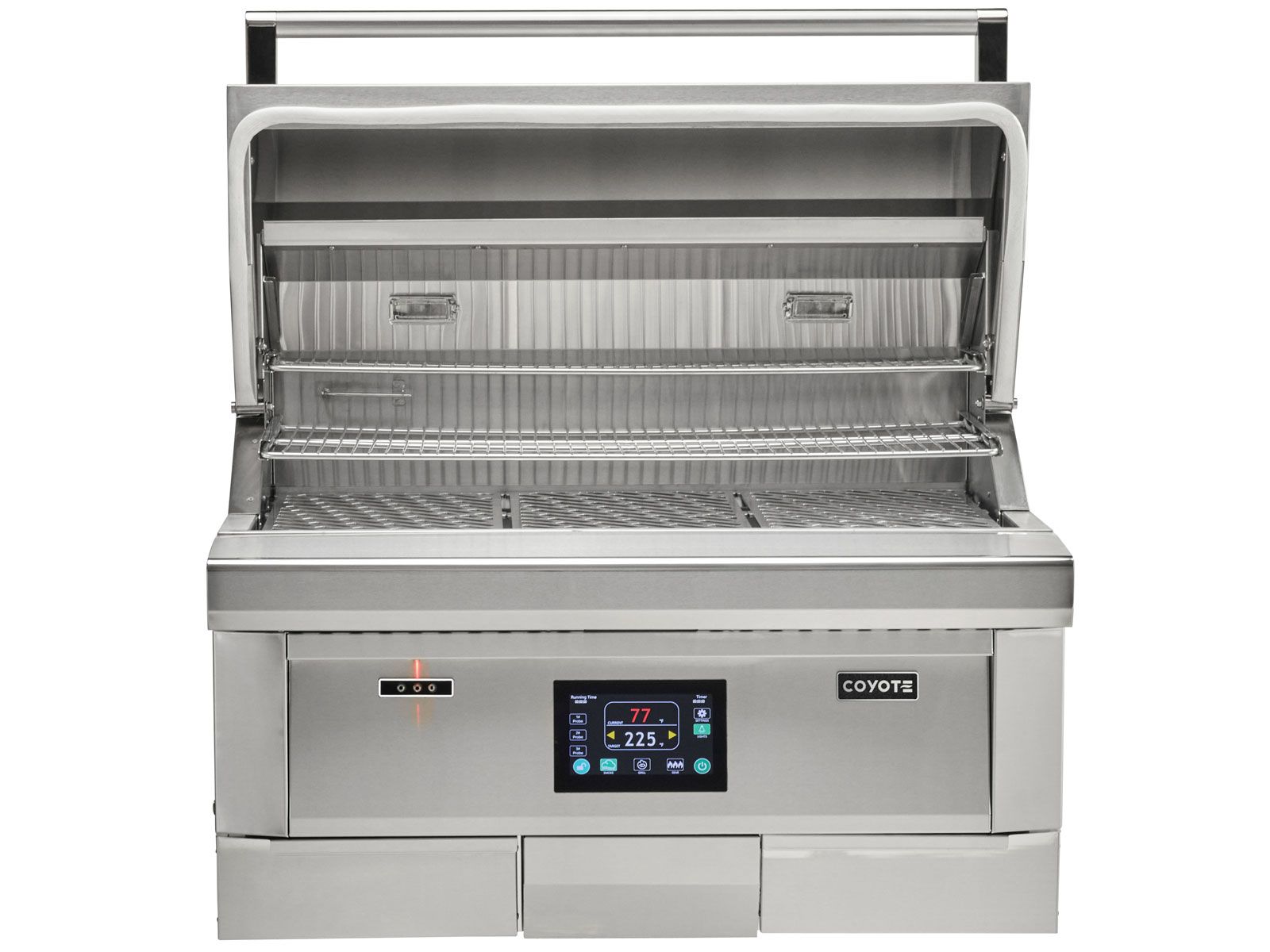 Parrilla de pellets empotrada de última generación Coyote de 36 pulgadas 