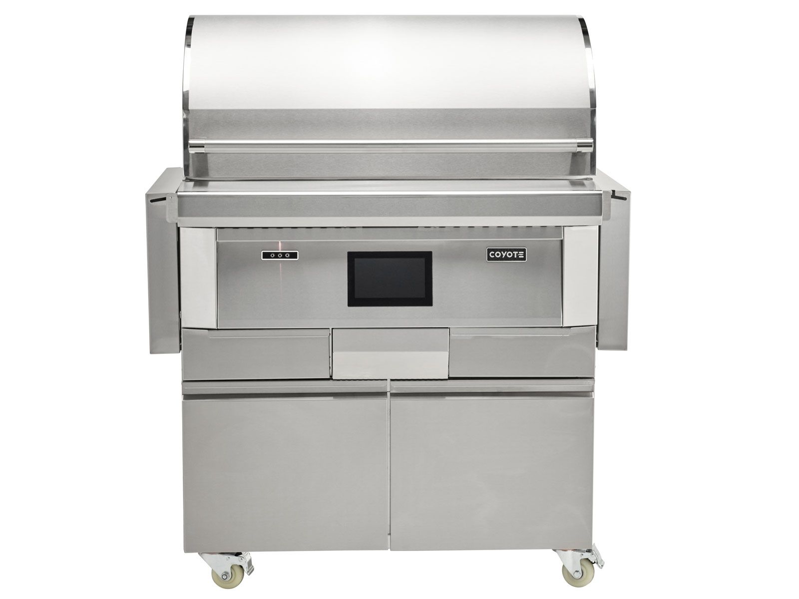 Parrilla de pellets Coyote Next-Gen de 36 pulgadas con carrito 