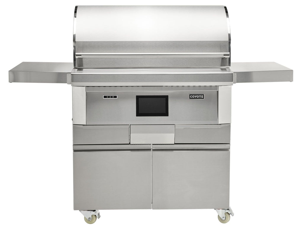 coyote next-gen 36-inch pellet grill with cart