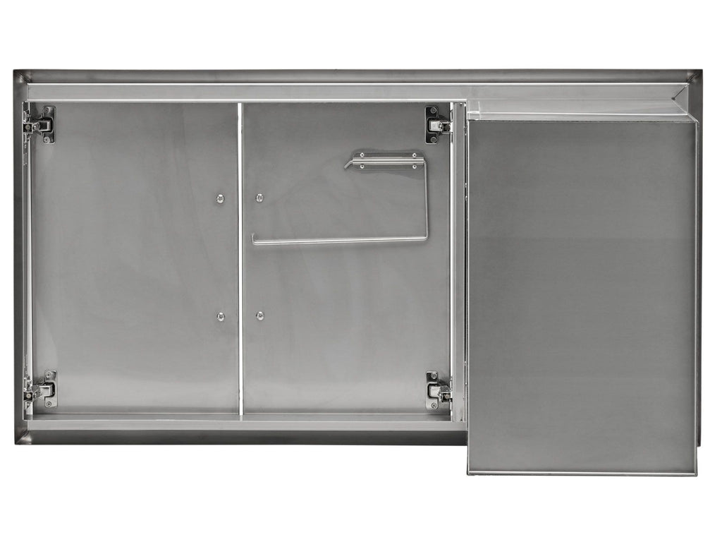 Combinación de puerta y cajón de acceso doble Coyote de 45 pulgadas 
