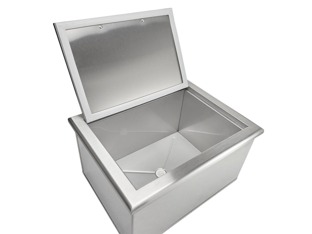 Enfriador de hielo empotrable de acero inoxidable Coyote de 25 pulgadas 