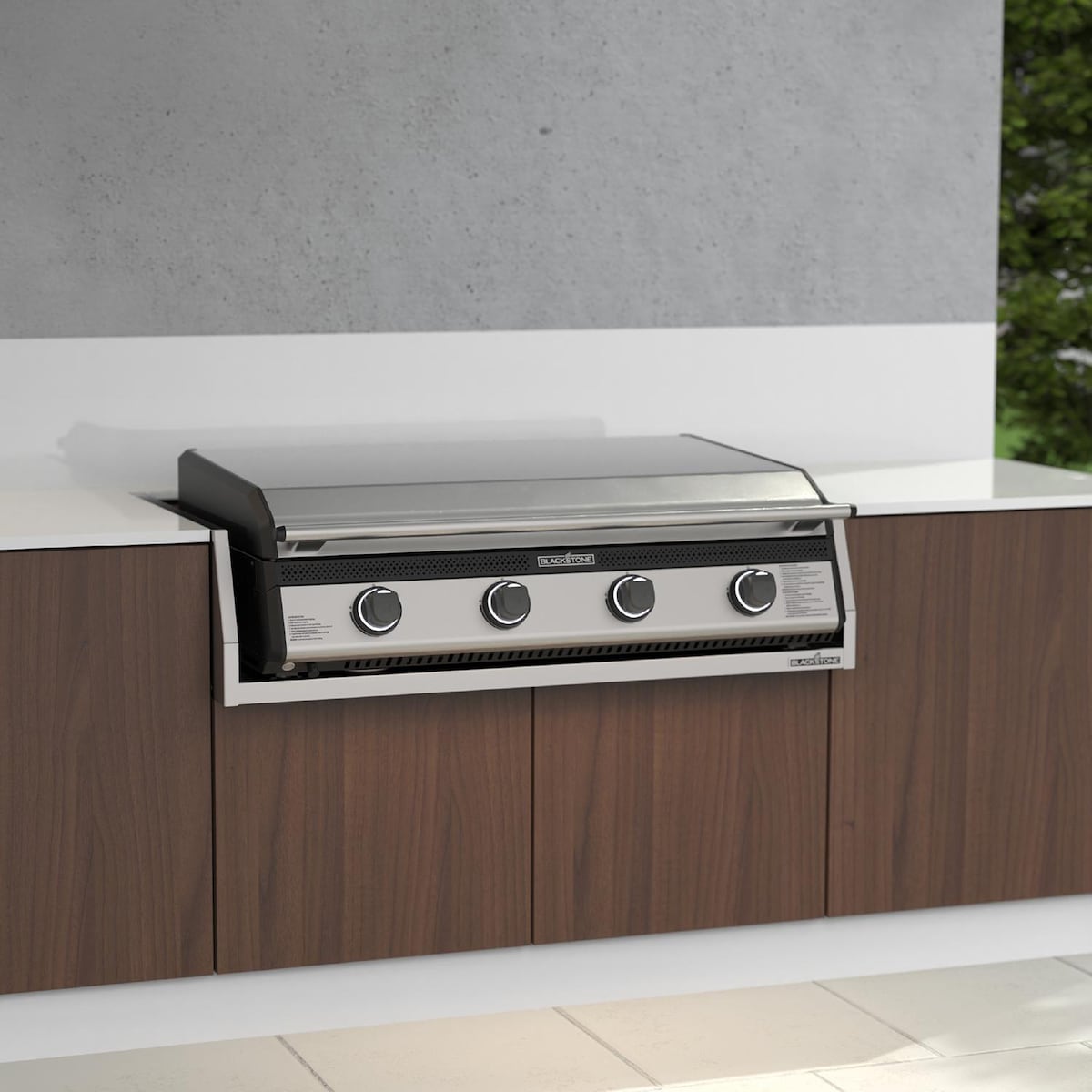 Blackstone 36 Inch Built In Natural Gas Griddle W/Hood & Insulated Jacket - 6303