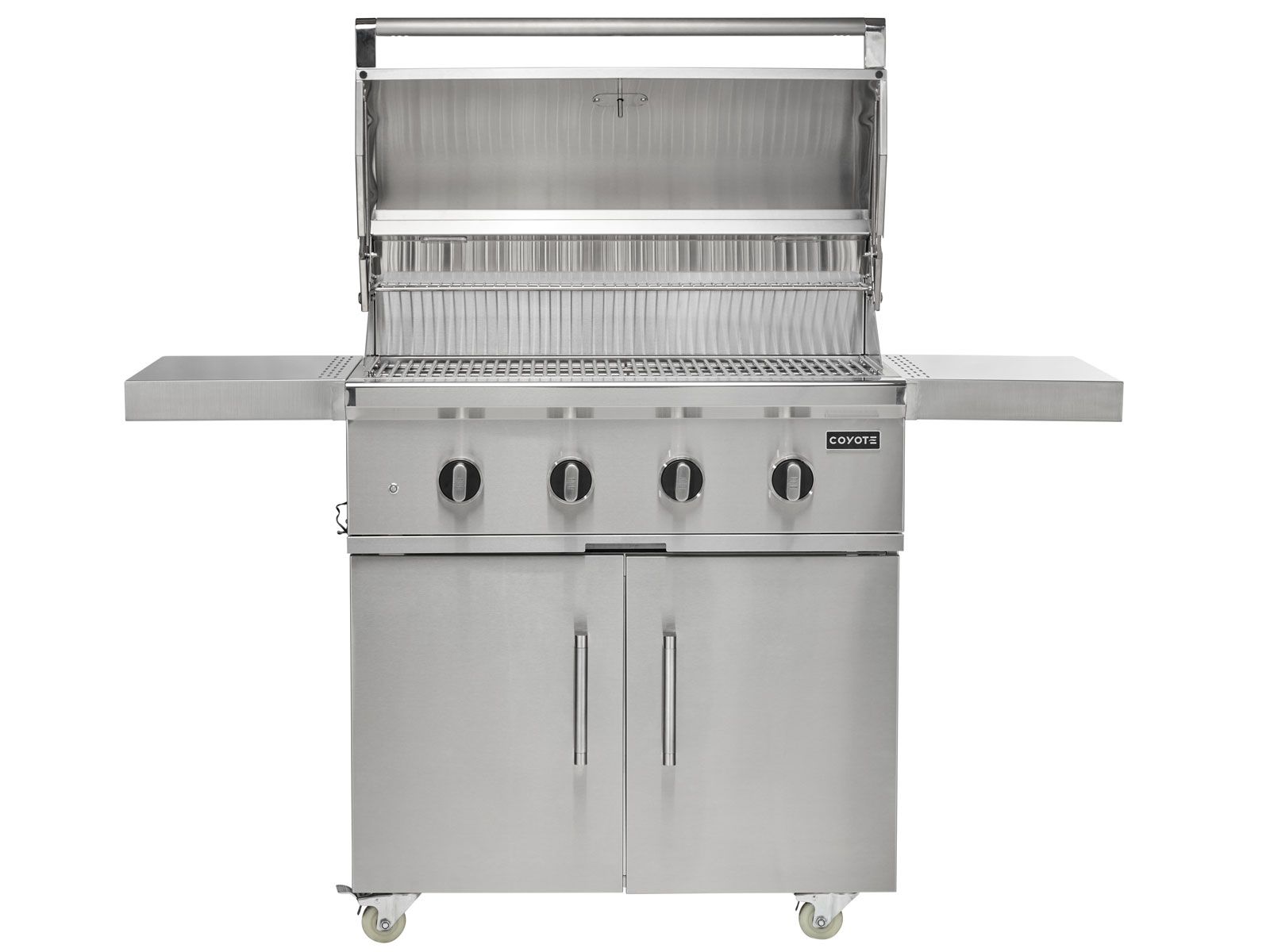 Parrilla de gas independiente Coyote CL-Series de 36 pulgadas y 4 quemadores en carrito 
