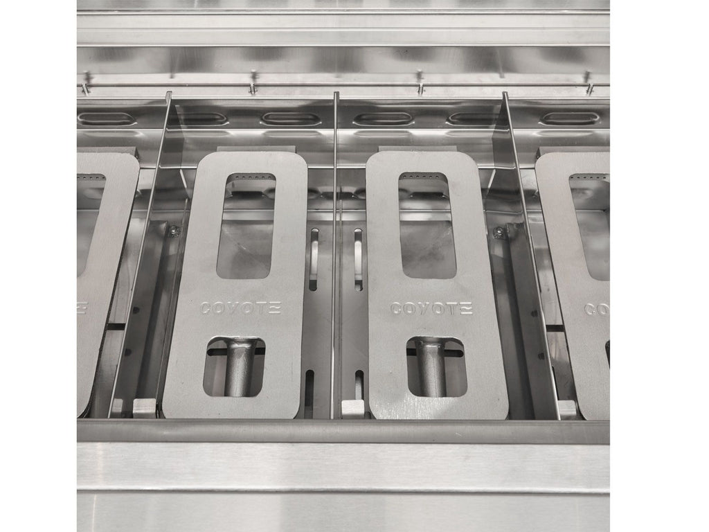 Parrilla de gas empotrada Coyote serie CL de 36 pulgadas y 4 quemadores 