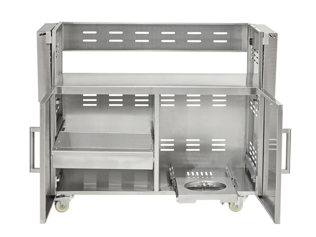 coyote cl-series 42-inch 5-burner freestanding gas grill on cart