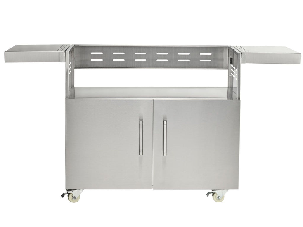 coyote cl-series 42-inch 5-burner freestanding gas grill on cart