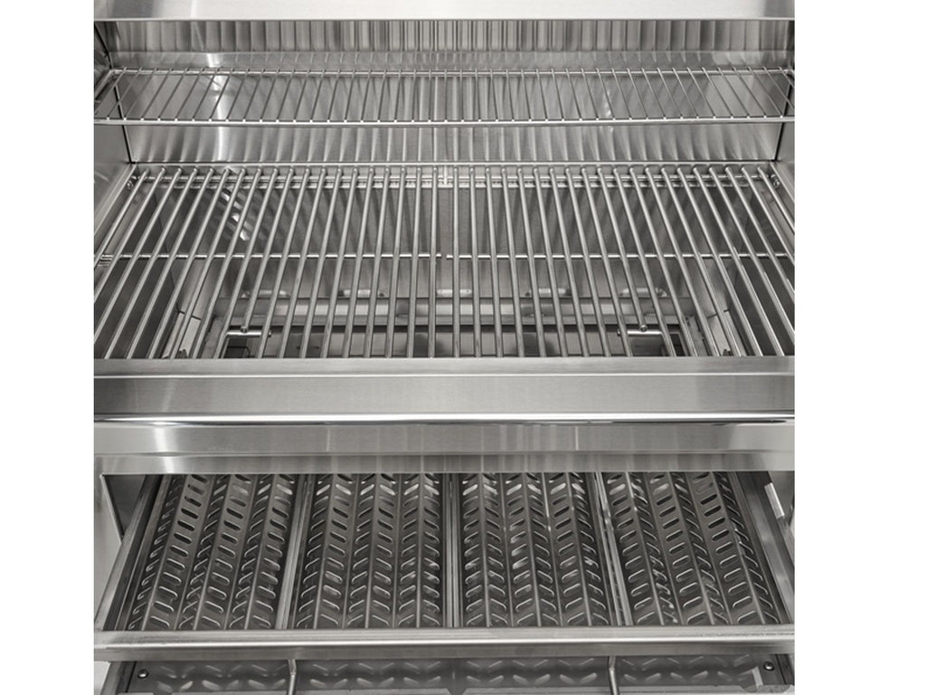 coyote 36-inch stainless steel charcoal grill with adjustable charcoal tray with cart