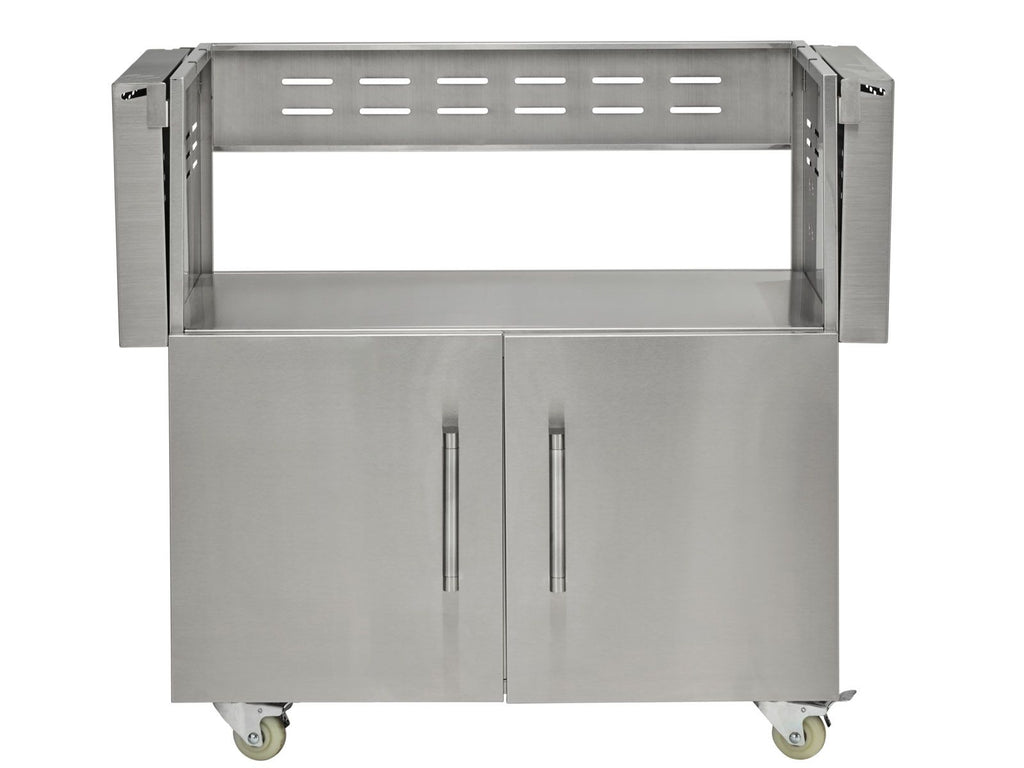 coyote grill cart for 36-inch stainless steel charcoal grill